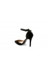 Women Unisex Low Kitten Heel Black patent