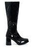 Ladies Womens Fancy Dress Party GO GO Boots 1960s & 1970s Black