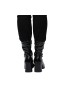 Women's Go Go Boots Mid Calf Block Heel Zipper Boot