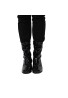 Women's Go Go Boots Mid Calf Block Heel Zipper Boot