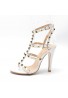 Women Round Toe Kitten Heel Shoes White