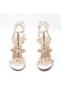 Women Round Toe Kitten Heel Shoes White