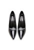Ladies Womens Pointed Toe Shoes Black Patent