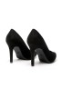 Ladies Womens Pointed Toe Shoes Black Suede