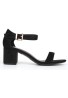 Womens Low Mid Heel Block Peep Toe Ladies Ankle Strap Party Strappy Sandals