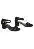 Womens Low Mid Heel Block Peep Toe Ladies Ankle Strap Party Strappy Sandals