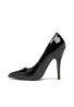 Womens Drag Queen Pointy Toe Court Shoes Black Patent