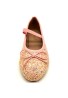 Girl's Mary Jane Ballerina Flat Shoes- Pink Glitter