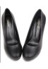 Womens Drag Queen Cross Dresser Round Toe Court Shoes Black Matte