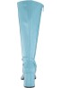 Women Fancy Dress Party GO GO Boots 1960s & 1970s Sky Blue