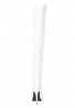 Womens Thigh High Kinky Over The Knee Stiletto Boots  White Patent